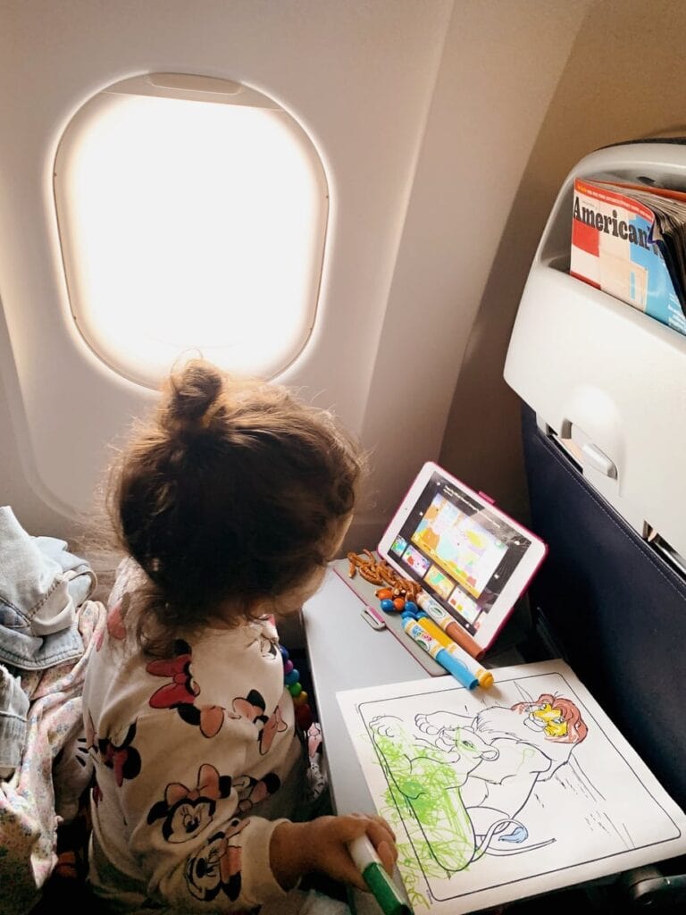 First flight with a toddler