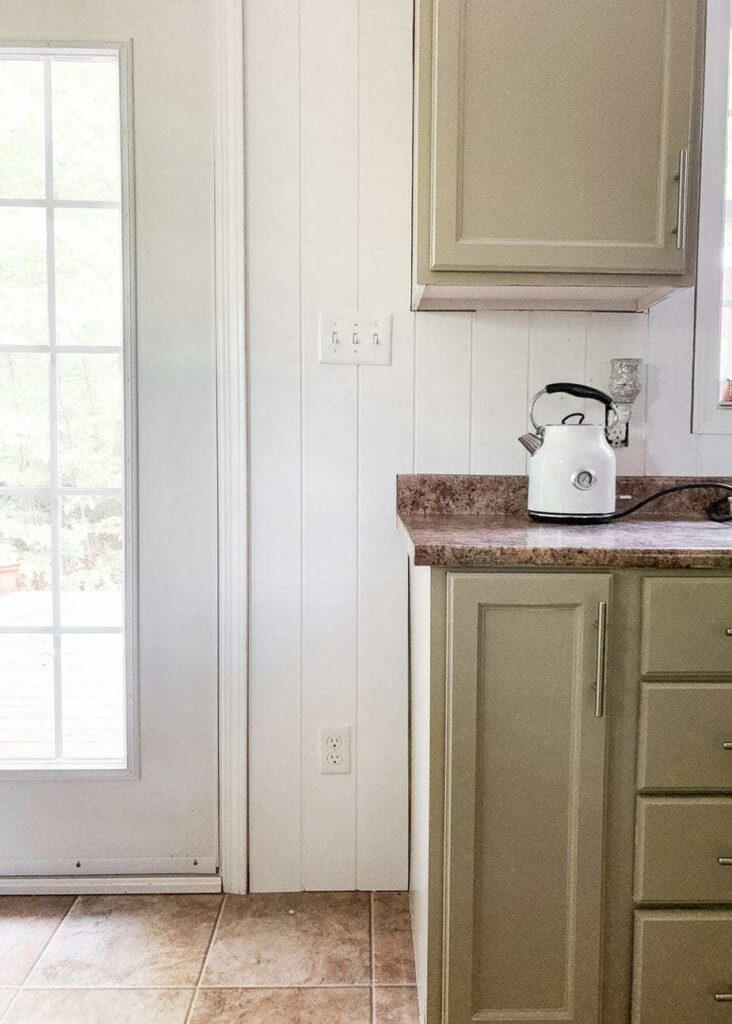 Installing Shiplap in the Kitchen
