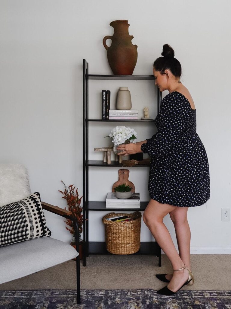 A Guide to Shelf Styling using decor you already own