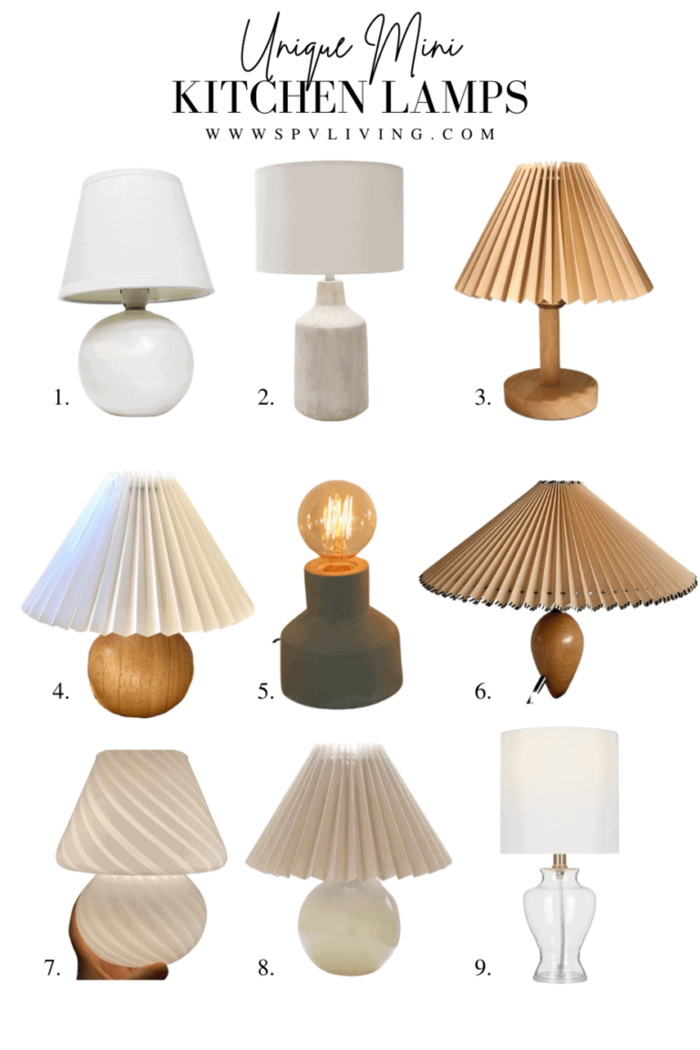 9 Unique Tiny Kitchen Lamps