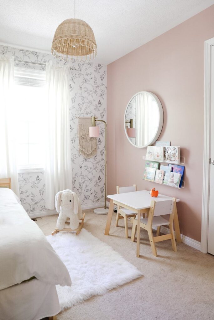 Whimsical Cottage Style Toddler Bedroom