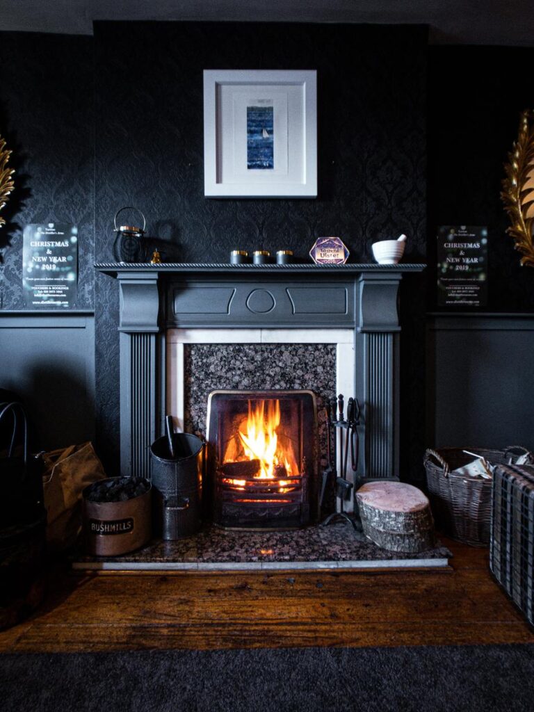 cozy cottage fireplace