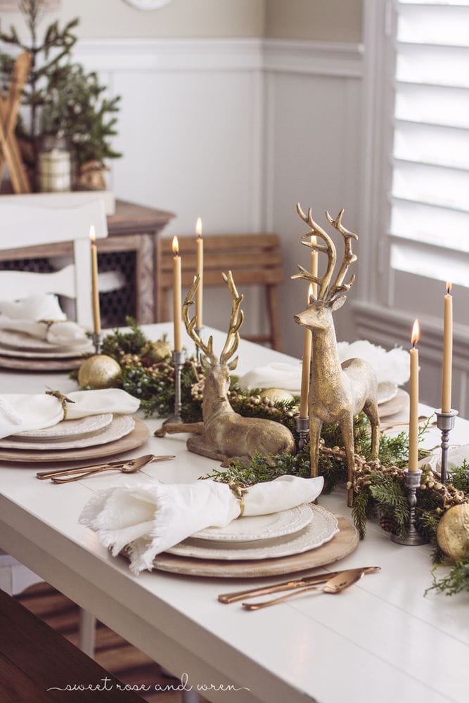 Magical Winter Tablesetting