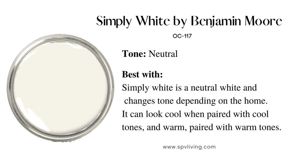 Simply White by Benjamin Moore