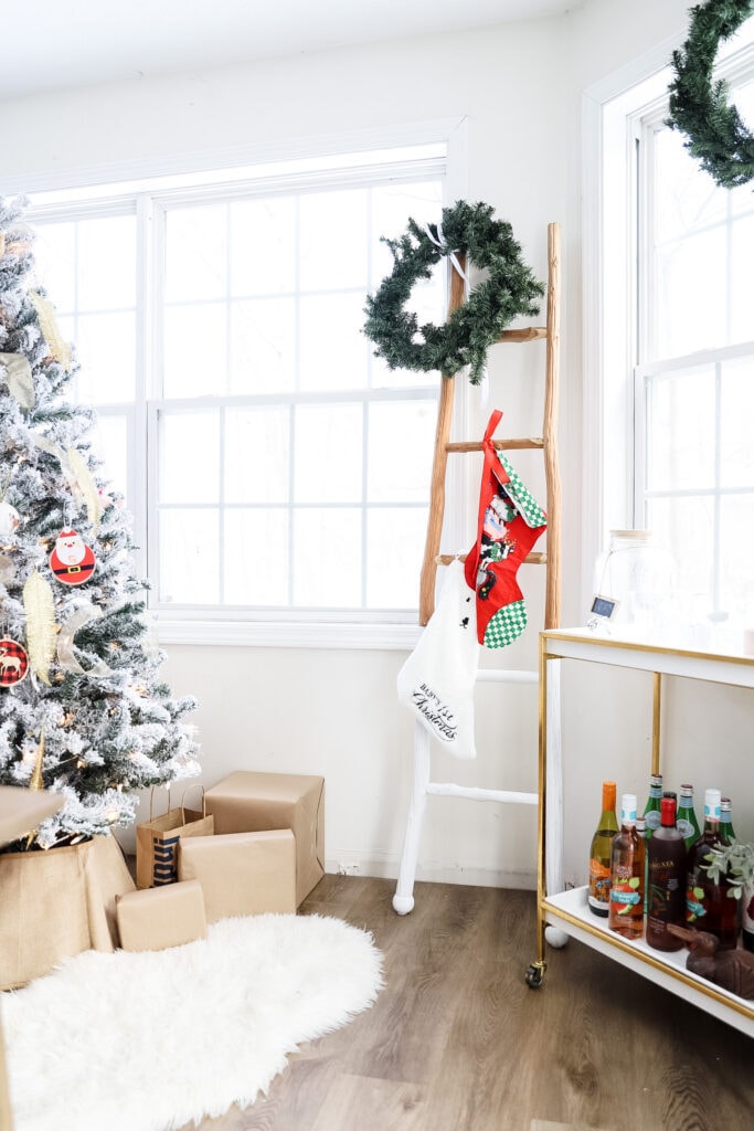 Where to hang stockings if you don't have a fireplace