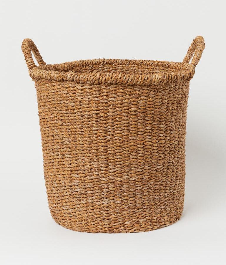large seagrass storage baskets