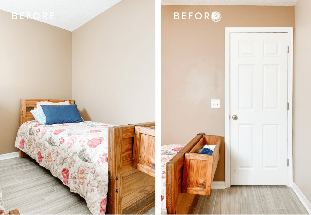 Kids Bedroom Makeover in a Rental