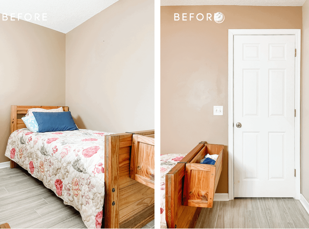 Kids Bedroom Makeover in a Rental