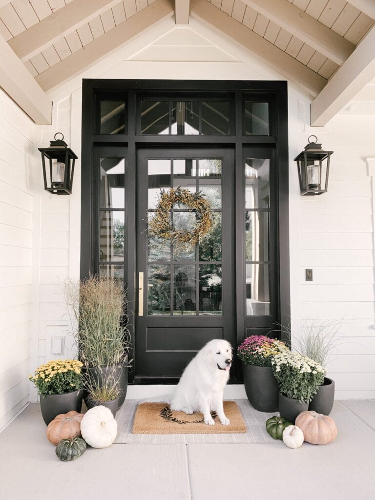 black front door ideas - French Country Style 