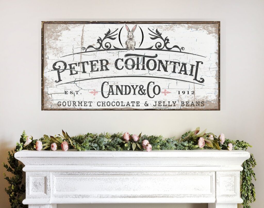 Petter Cottontail Sign