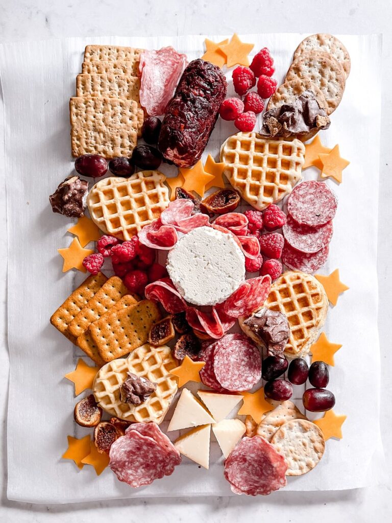 Sweet and Savory Valentine's Day Charcuterie Board