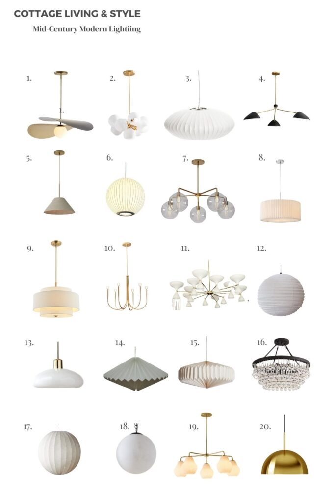 4 Affordable Alternatives To Famous Mid Century Lights - Mid Century Home