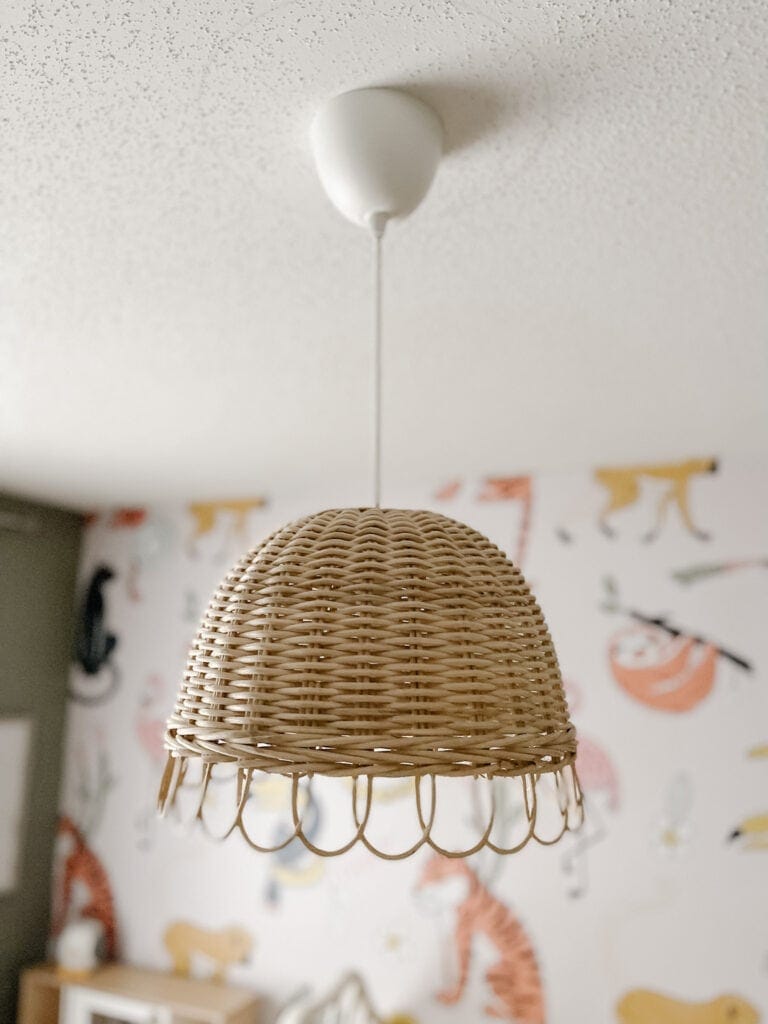 rattan pendant light