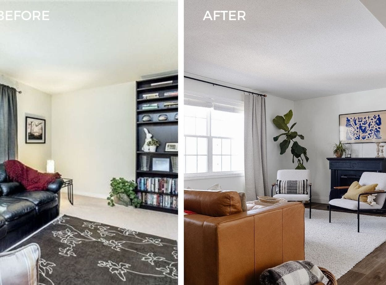 article living room makeover