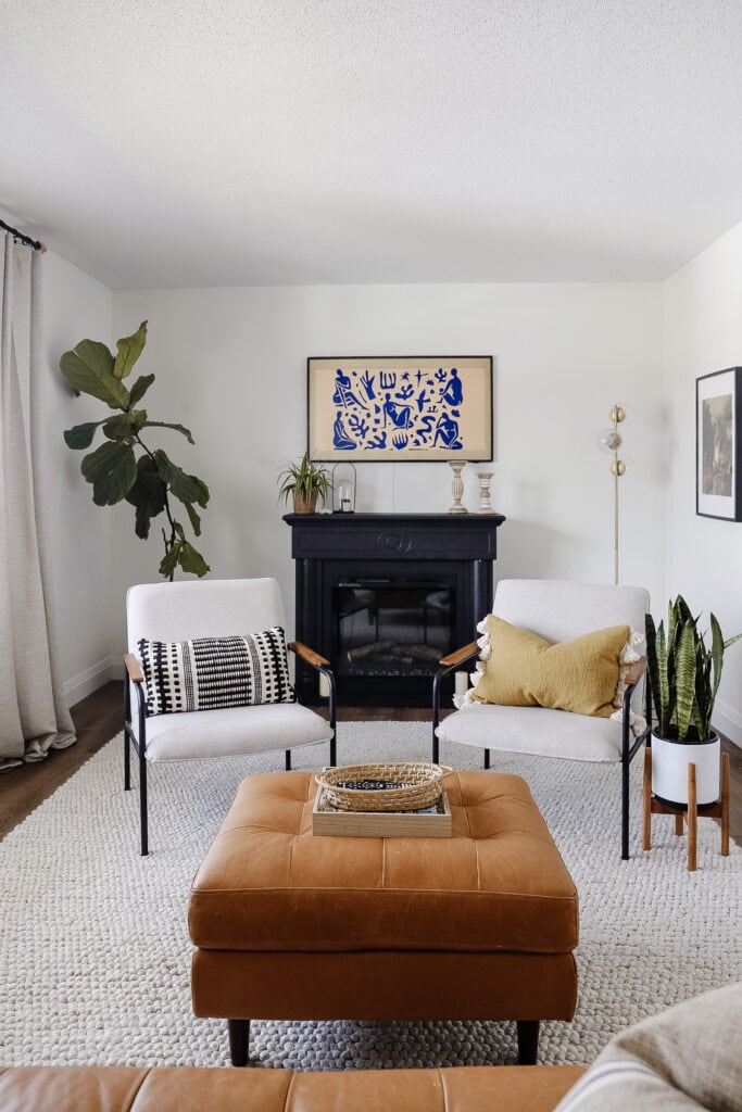 bungalow living room makeover with article