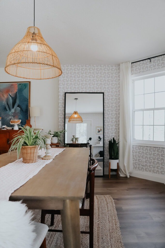 mid century modern dining room