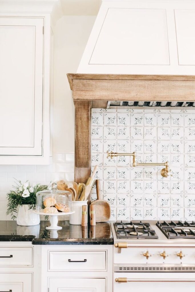 Cottage Kitchen Glow up made easy: DIY a Glass Tile Backsplash