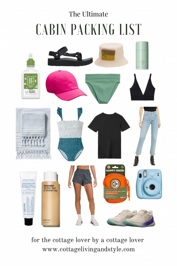 cottage trip packing list