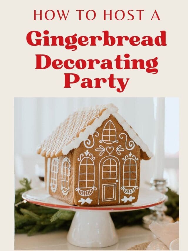 How to Host a Gingerbread Christmas Party
