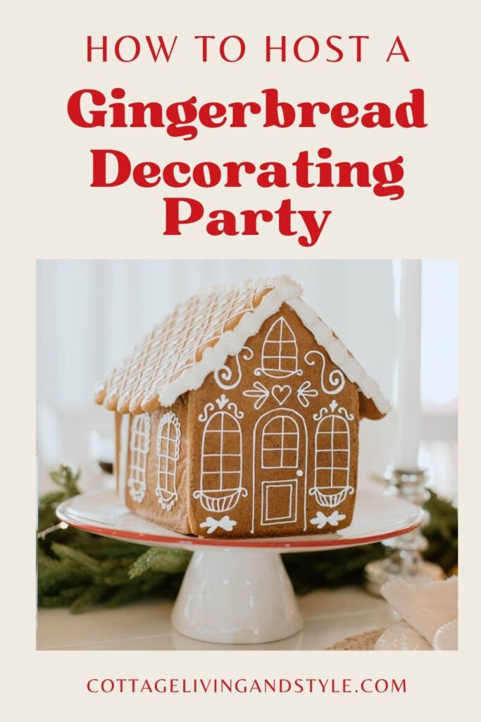 How to host a gingerbread house decorating party