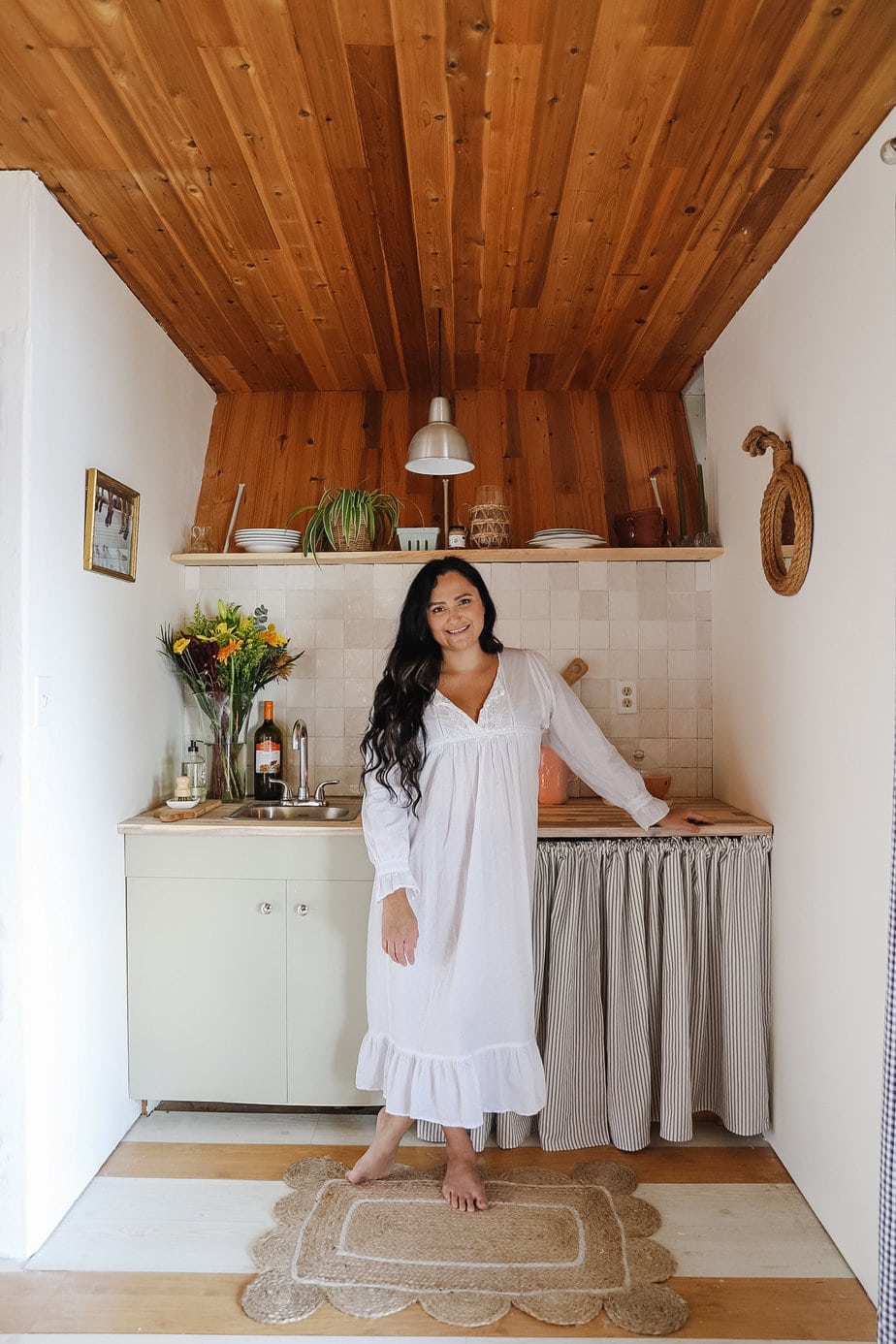 tiny cabin kitchen