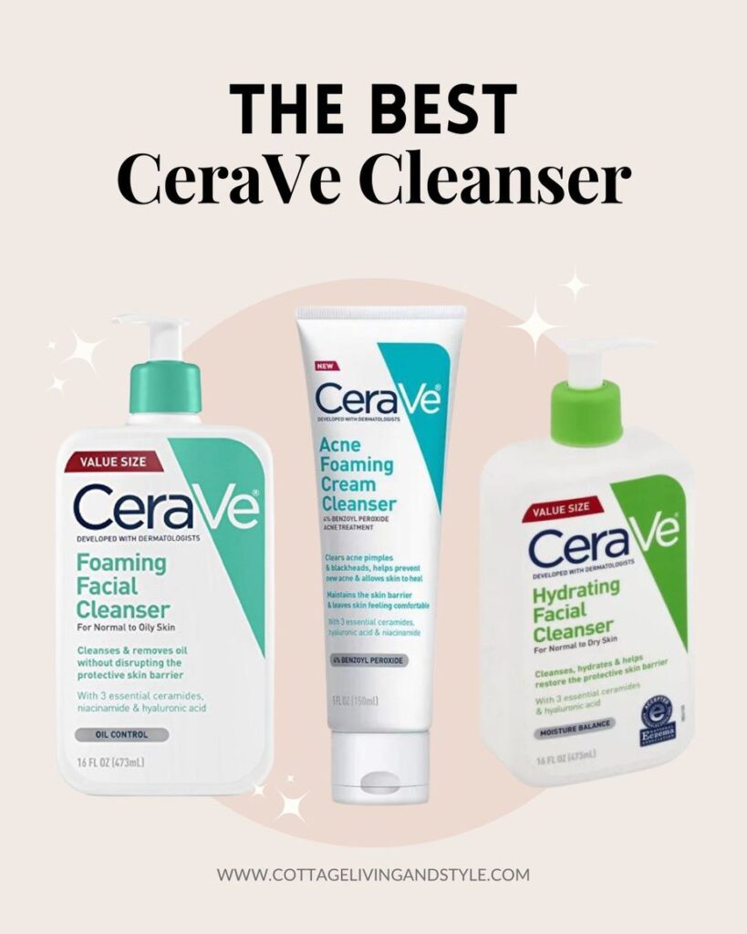 CeraVe Acne Foaming Cream Face Cleanser, Facial Cleanser for Oily Skin 