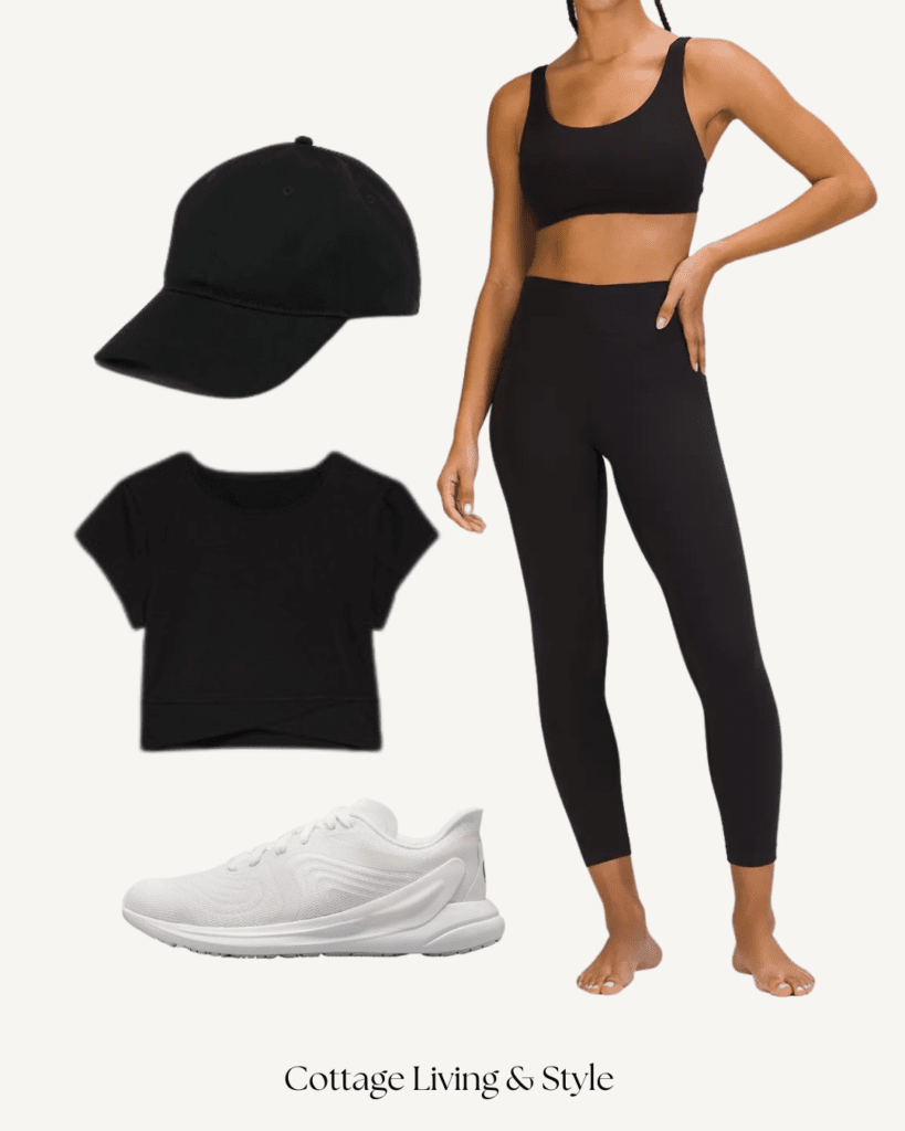 sporty baseball hat outfits