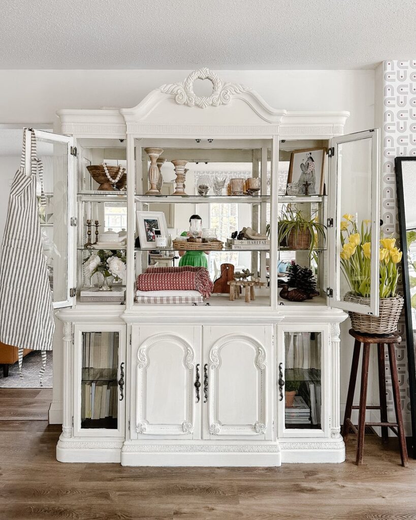 Painting A China Cabinet 101 Cottage Living And Style