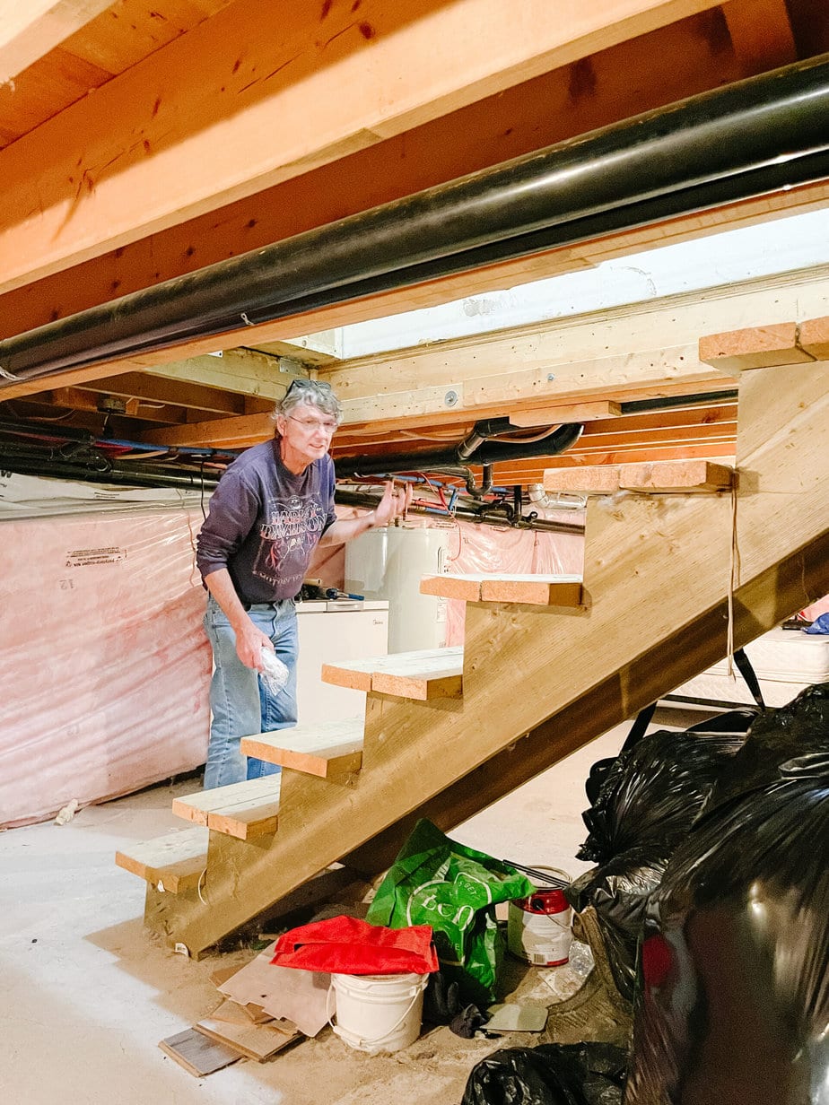 Phase 1 Plans - Unfinished Basement Laundry Room - Cottage Living and Style