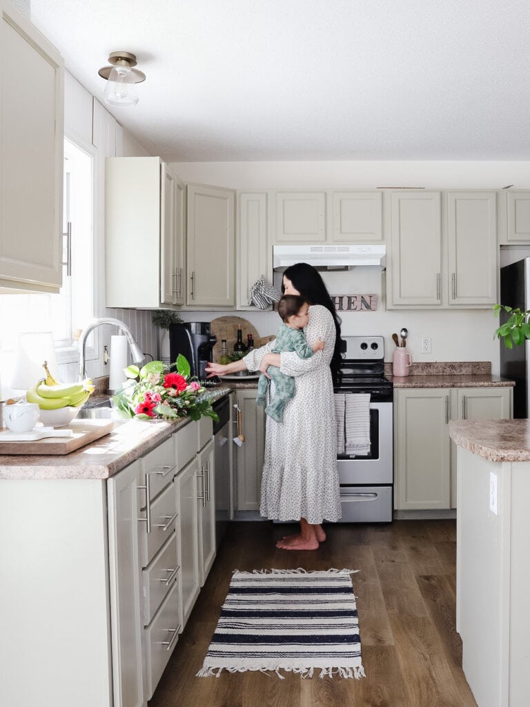 heres how to organize baby stuff in the kitchen